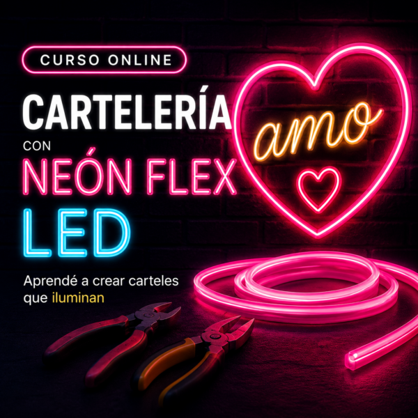 Curso de Cartelería con Neón Flex Led