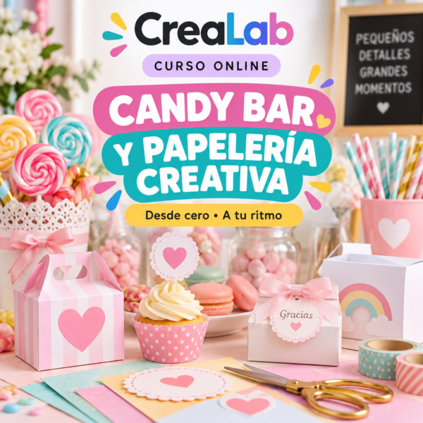 Candy Bar y Papelería Creativa 🎨🍭